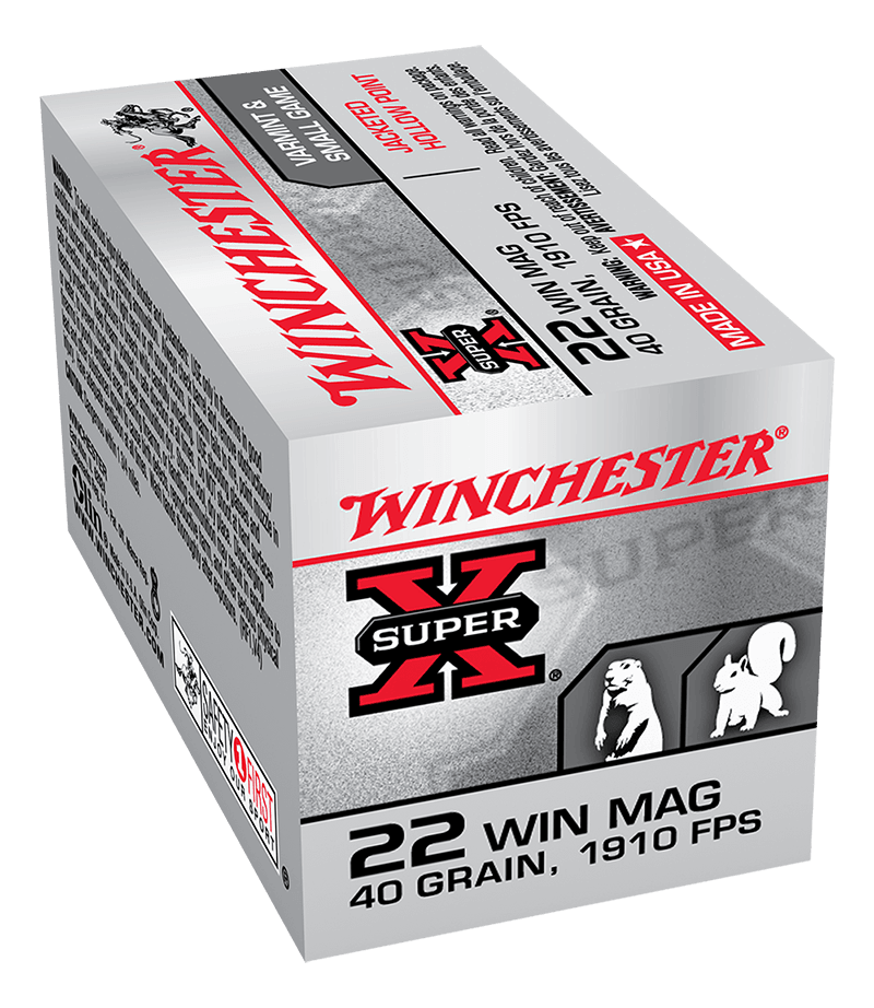 Winchester Super X 22WMR 40gr JHP - Apex Firearms and Defence