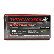 Winchester Power Point Max 22LR 42gr HP copper plated - Apex Firearms and Defence