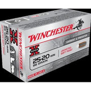 Winchester SUPER-X RIFLE .25-20 Winchester 86 Grain Jacketed Soft Point Centerfire Rifle Ammo 50 Rounds X25202 - Apex Firearms and Defence