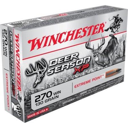 Winchester DEER SEASON XP .270 Winchester 130 Grain Extreme Point Polymer Tip Centerfire Rifle Ammo 20 Rounds X270DS - Apex Firearms and Defence