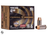 FEDERAL 40 S&W 165GR HYDRA-SHOK PD - Apex Firearms and Defence