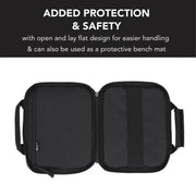 Handgun Pistol Bag Soft Case with 5 Magazine Slots - Black - Apex Firearms and Defence
