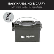 Small Ammunition Box Waterproof Ammo Case / Dry Box Black - Apex Firearms and Defence