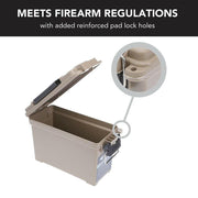Small Ammunition Box Waterproof Ammo Case / Dry Box Tan - Apex Firearms and Defence