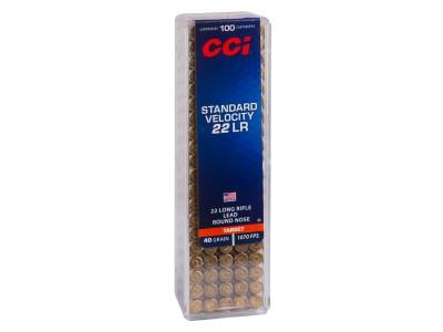 CCI .22 LR Standard Velocity Round Nose, 40gr, 100ct - Apex Firearms and Defence