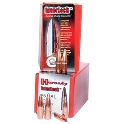 Hornady Bullets .30 Cal 180 Grain Round Nose 0.308 Inch Diameter 100-Rounds 3075