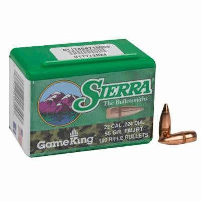 Sierra Bullets .30 Caliber 180 Grain SBT GameKing Rifle Bullets 2160