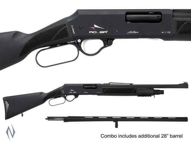 ADLER A110 12G 20 RS AND 28 COMBO LEVER ACTION SHOTGUN - Apex Firearms and Defence