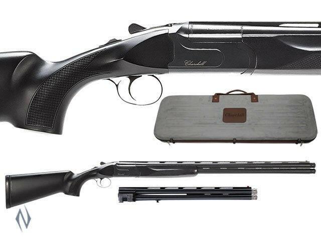 AKKAR CHURCHILL 12G 20 & 30 COMBO EJECTOR BLACK SYNTHETIC - Apex Firearms and Defence