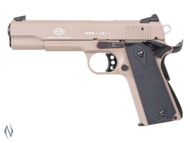 GSG 1911 US TAN 22LR 127MM 10 SHOT - Apex Firearms and Defence