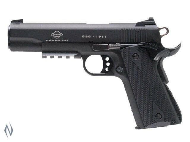 GSG 1911 AD OPS WITH RAIL 22LR 127MM 10 SHOT - Apex Firearms and Defence