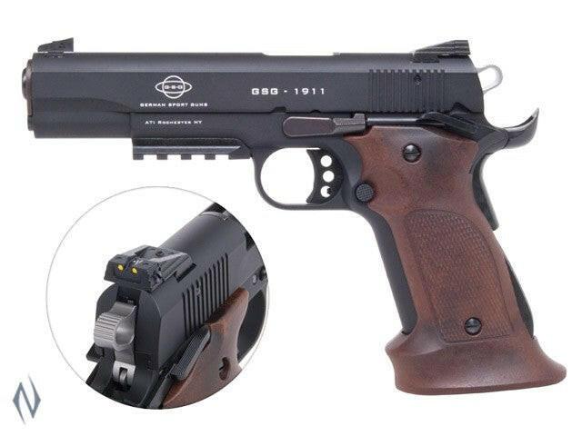 GSG 1911 TARGET AMBI 22LR 127MM 10 SHOT - Apex Firearms and Defence