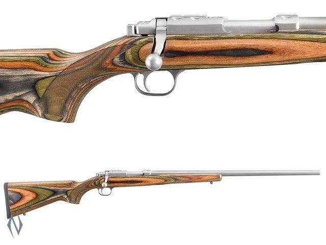 RUGER 77/22 22 HORNET STAINLESS VARMINT LAMINATED - Apex Firearms and Defence