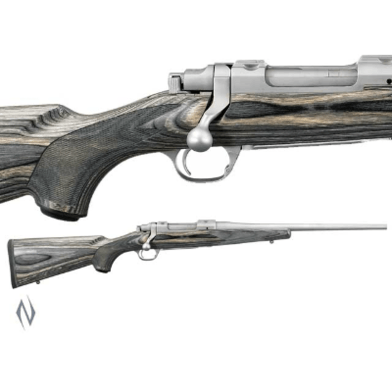 RUGER 77 243 S/S COMPACT GREY LAMINATE 16.5 - Apex Firearms and Defence
