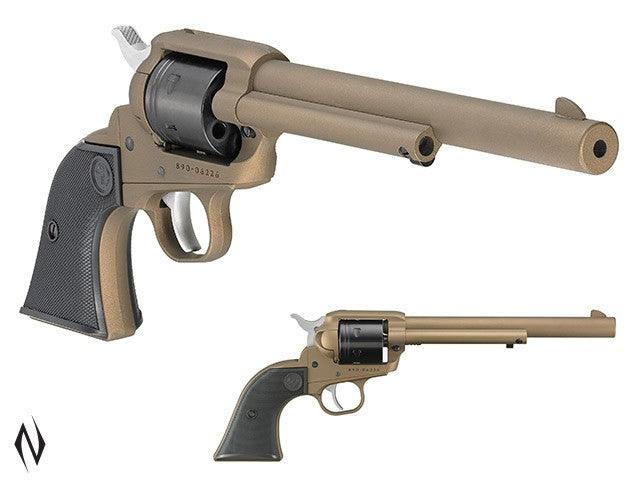 RUGER WRANGLER 22LR BURNT BRONZE 190MM - Apex Firearms and Defence