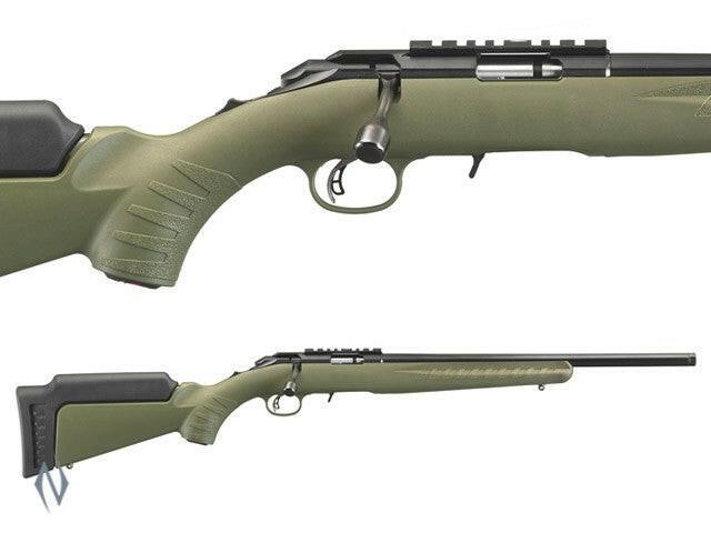 RUGER AMERICAN RIMFIRE 22WMR 18 OD GREEN - Apex Firearms and Defence