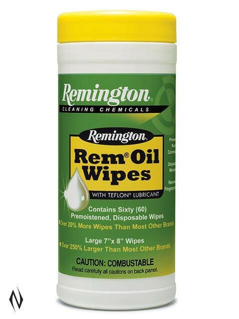 REMINGTON REM OIL WIPES 60PK - Apex Firearms and Defence