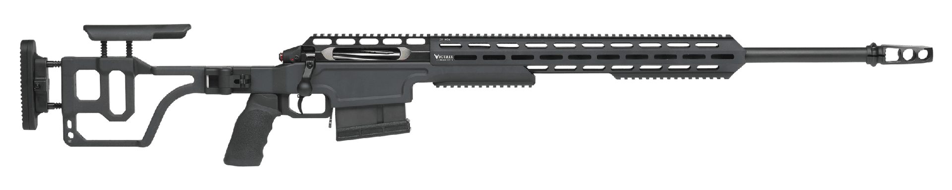Victrix Scorpio T .300 Norma Mag. 1/10 26 Hard black anodized - Apex Firearms and Defence