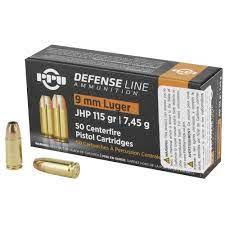 PPU - 9mm 115gr JHP - Apex Firearms and Defence