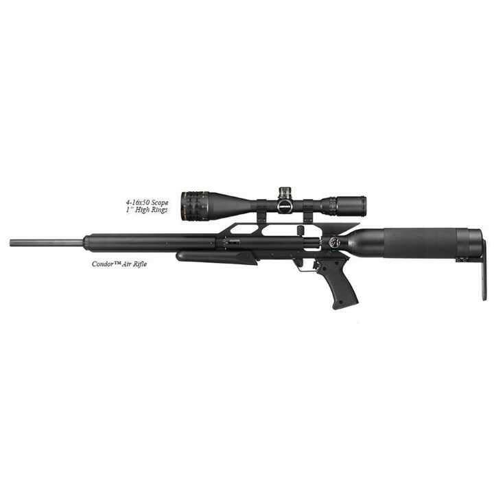 Airforce Condor .25 w/Hand Pump, 4-16X50 Scope, BKL 1 IN High Rings Air Rifle - Apex Firearms and Defence