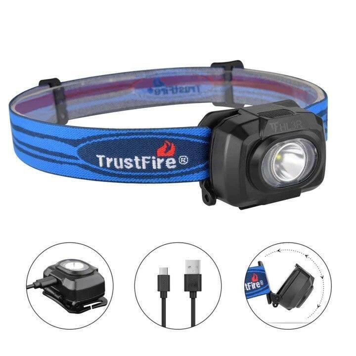 TrustFire HL3R Rechargeable Headlight - Apex Firearms and Defence