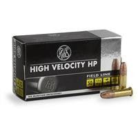 RWS High Velocity Ammunition 22 Long Rifle 40 Grain Plated Lead Hollow Point - Apex Firearms and Defence