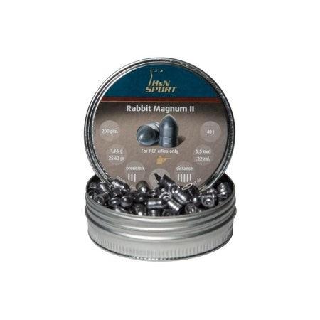 H&N Rabbit Magnum II .22 Cal, 25.62 Grains, Cylindrical, Solid, 200ct 0.22 - Apex Firearms and Defence