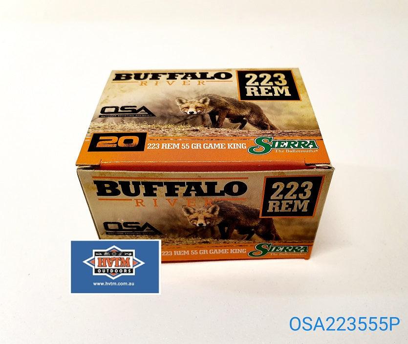 Buffalo River 223 REM 55GR Game King Sierra Ammunition – 20pk - Apex Firearms and Defence