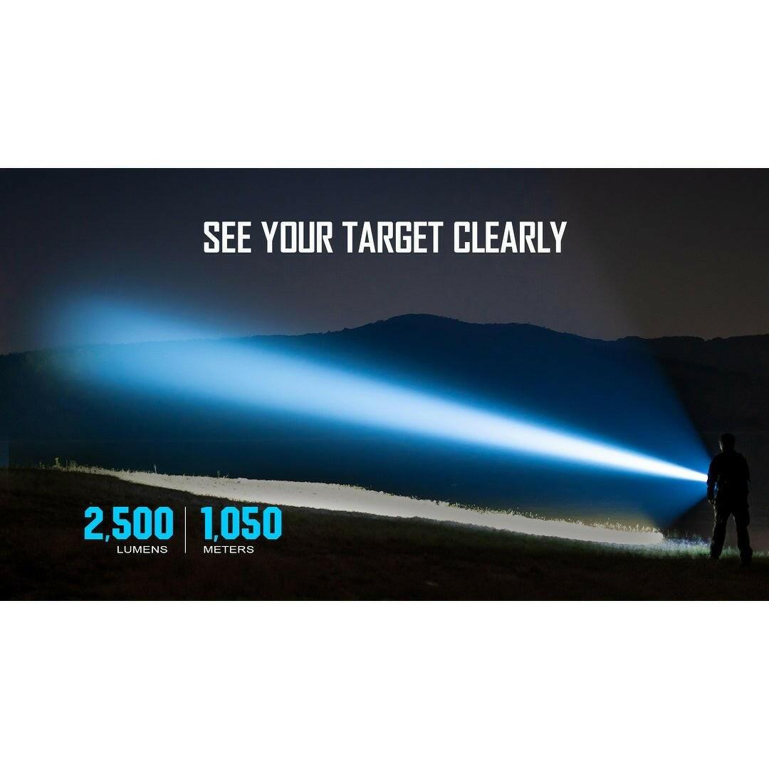 Olight Javelot Pro 2 Long Throw Rechargeable LED Flashlight Black FL-OL-JAVELO - Apex Firearms and Defence