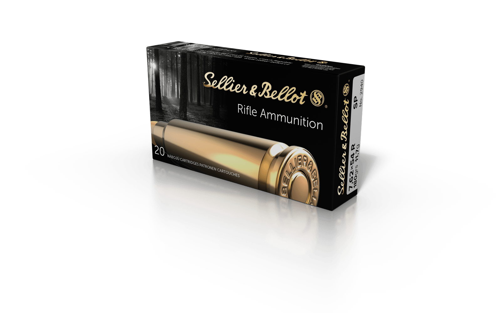 Sellier & Bellot Rifle ammunition SP 7,62 × 54 R V332462 180grs - Apex Firearms and Defence
