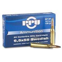 PPU, 6.5x55 Swedish, SPBT, 139 Grain, 20 Rounds - Apex Firearms and Defence