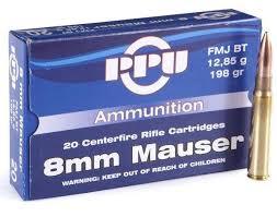 PPU Ammunition 8x57 Mauser 175gr - Apex Firearms and Defence