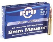 PPU Ammunition 8x57 Mauser 175gr - Apex Firearms and Defence