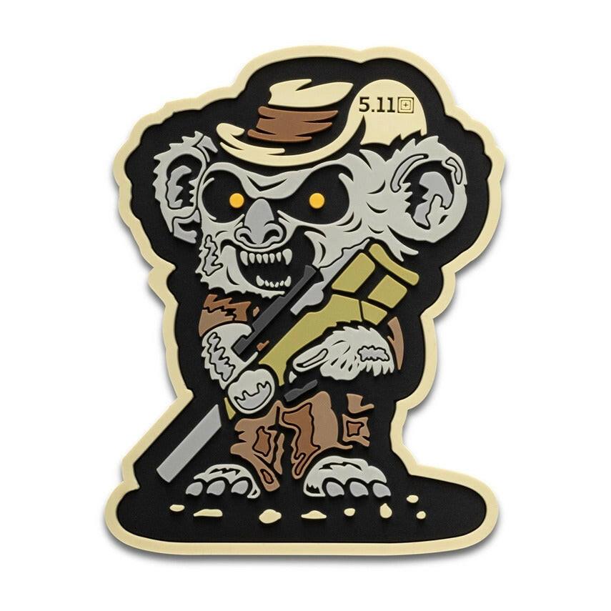 ANGRY EYES KOALA PATCH - Style: 92166, Colour: GREY, Size: 1 SZ - Apex Firearms and Defence