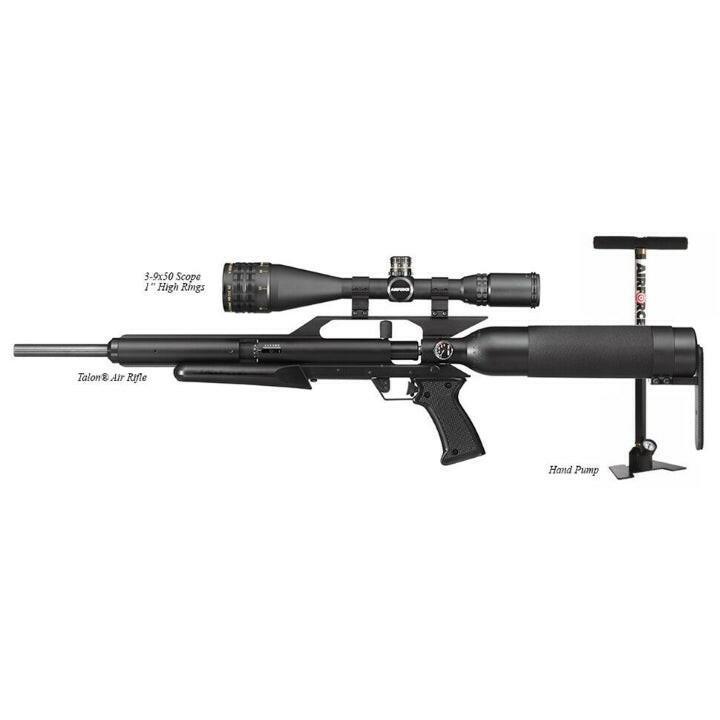 Airforce Condor .22 with Hand Pump, 4-16X50 Scope, BKL 1 IN High Rings Air Rifle - Apex Firearms and Defence