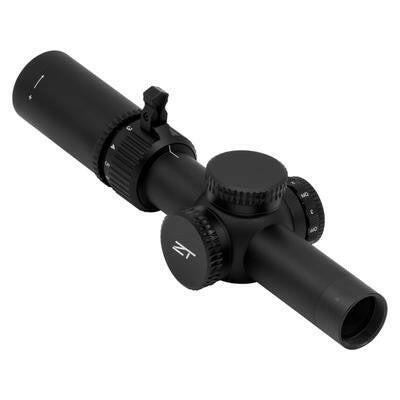 ZeroTech Optics the Vengeance 1-6x24mm Riflescope 1.18in Tube Second Focal Plane RAR SFP Illuminated Reticle Black VG1624-IR - Apex Firearms and Defence